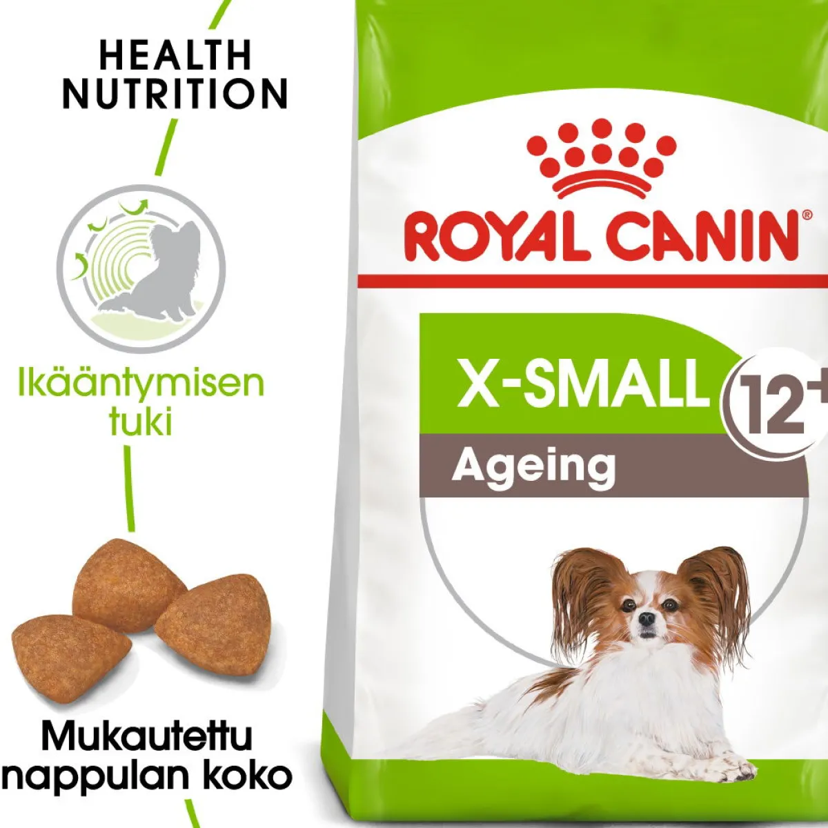 Royal Canin Koiran Kuivaruoka|Senioriruoka*X-Small Ageing +12, 1.5 kg