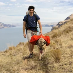 RuffWear Koiran Reput|Retkeily*koiran reppu Palisades Pack, punainen