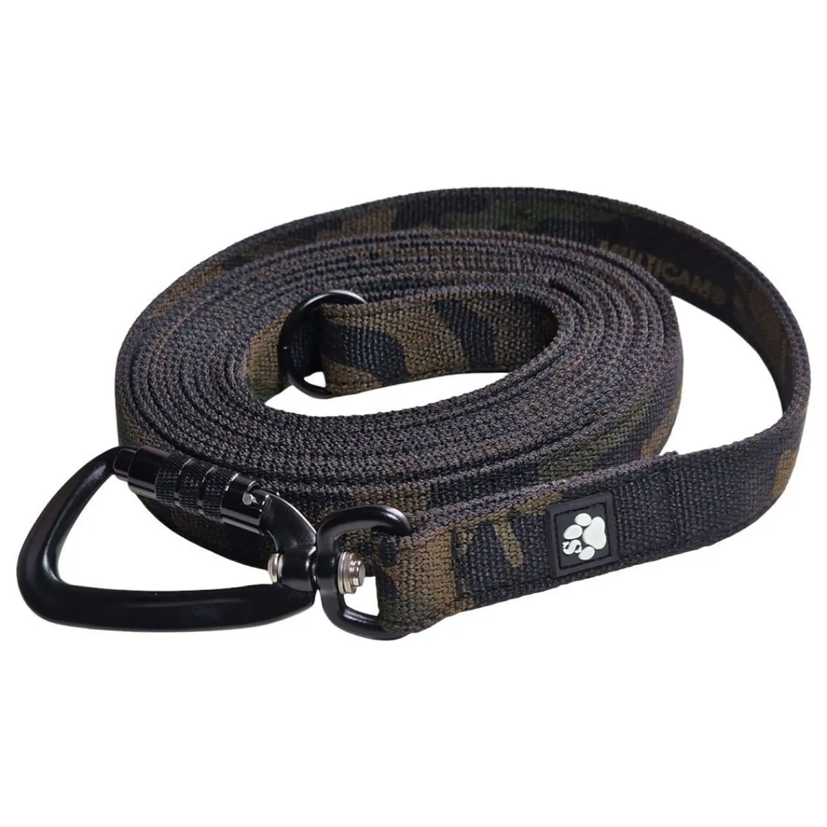 Salmiakkitassu Koiran Hihnat Ja Flexit*multicam talutin twistlockilla, 250cm