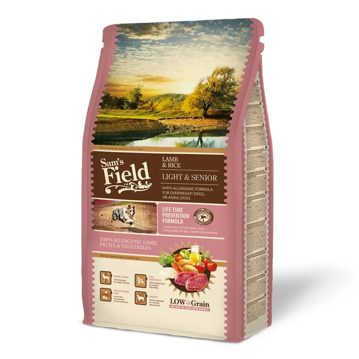 Sam's Field Senioriruoka Koiralle|Koiranruoat Erityistapeisiin*Lamb Light & Senior