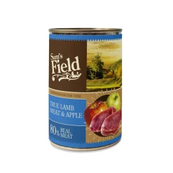 Sam's Field Koiran Märkäruoka Ja Makkarat*True Lammas & Omena 400 g