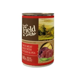 Sam's Field Koiran Märkäruoka Ja Makkarat*True Nauta 400 g