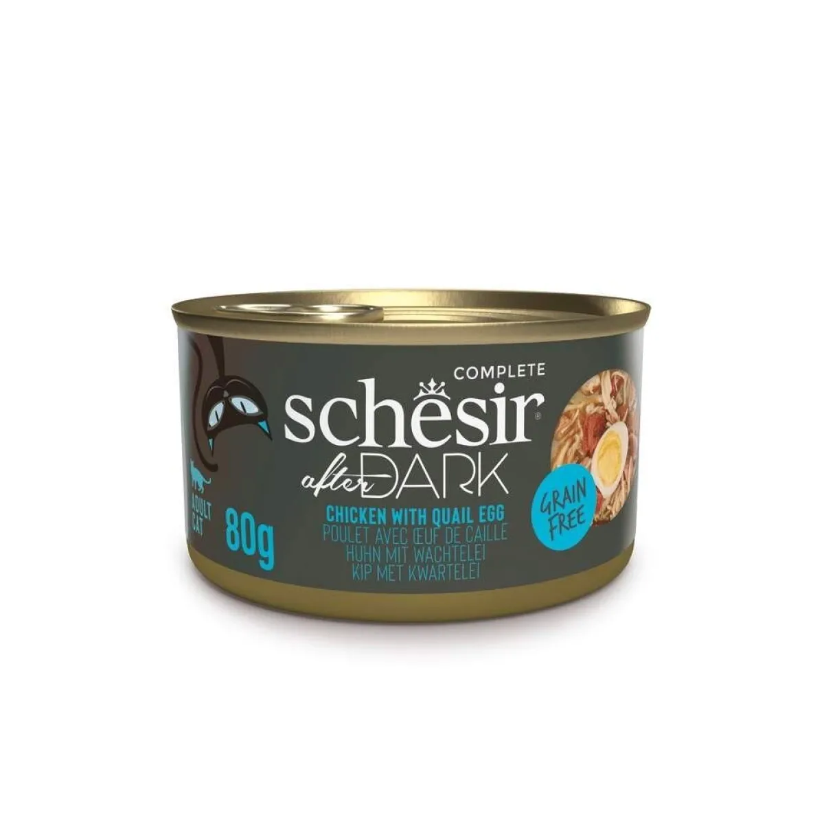 Schesir Kissan Märkäruoka|Viljaton Kissanruoka*After Dark kana & muna 80 g