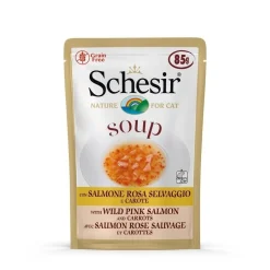 Schesir Kissan Märkäruoka|Kissan Keitot*Cat Soup lohi 85 g