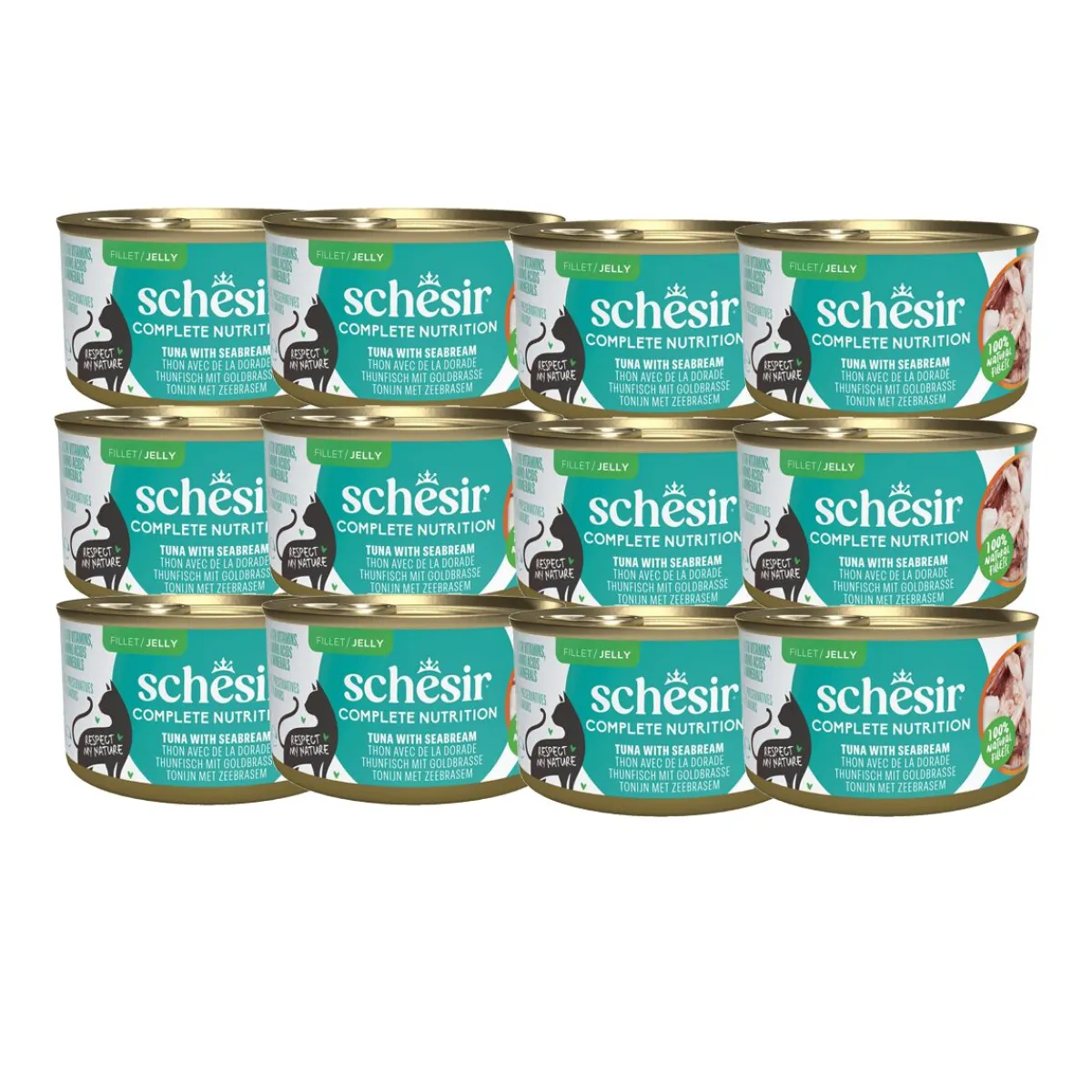 Schesir Kissan Märkäruoka*C&B Tuna sea bream in Jelly 85 g