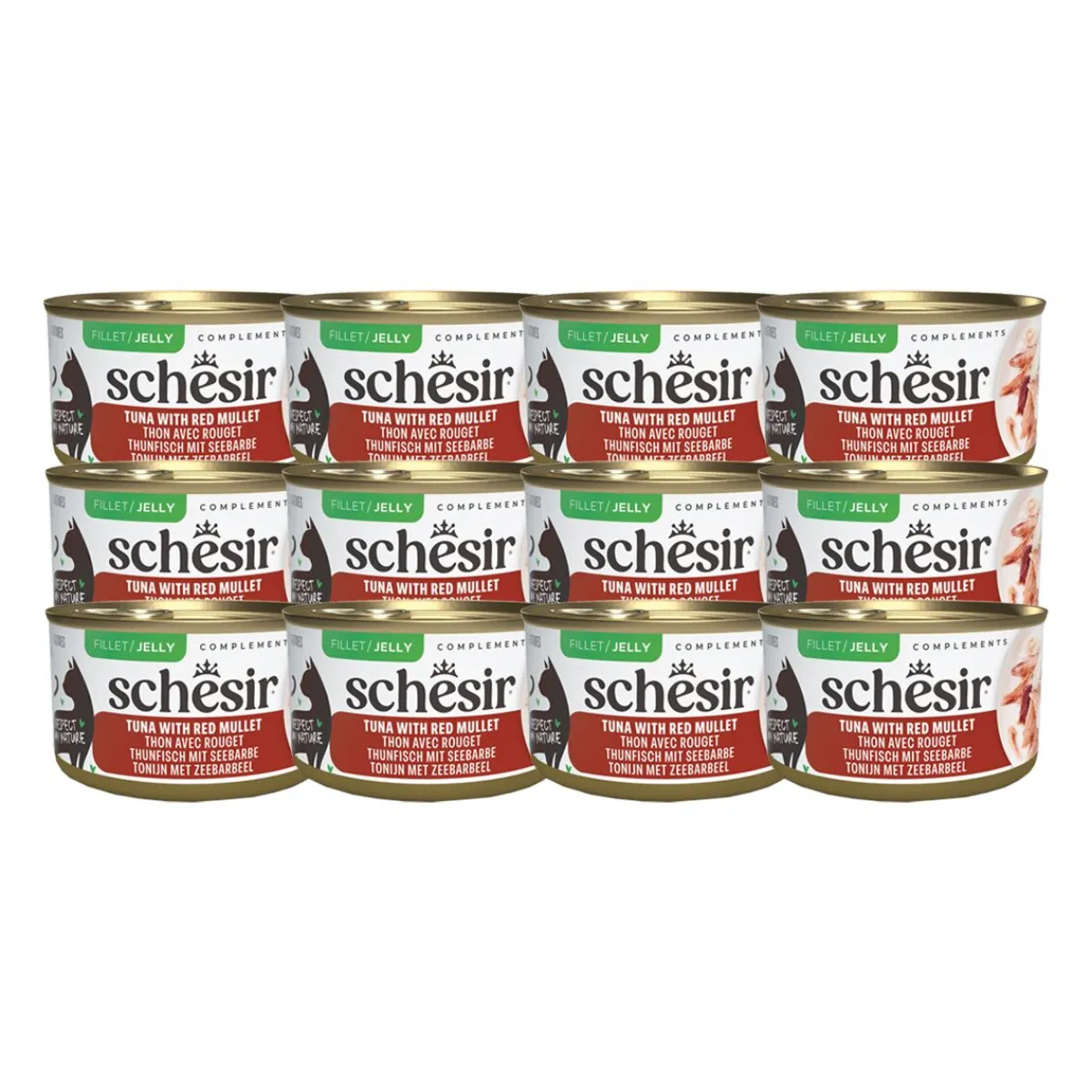 Schesir Kissan Märkäruoka*Complements Tuna with red mullet in Jelly 70 g