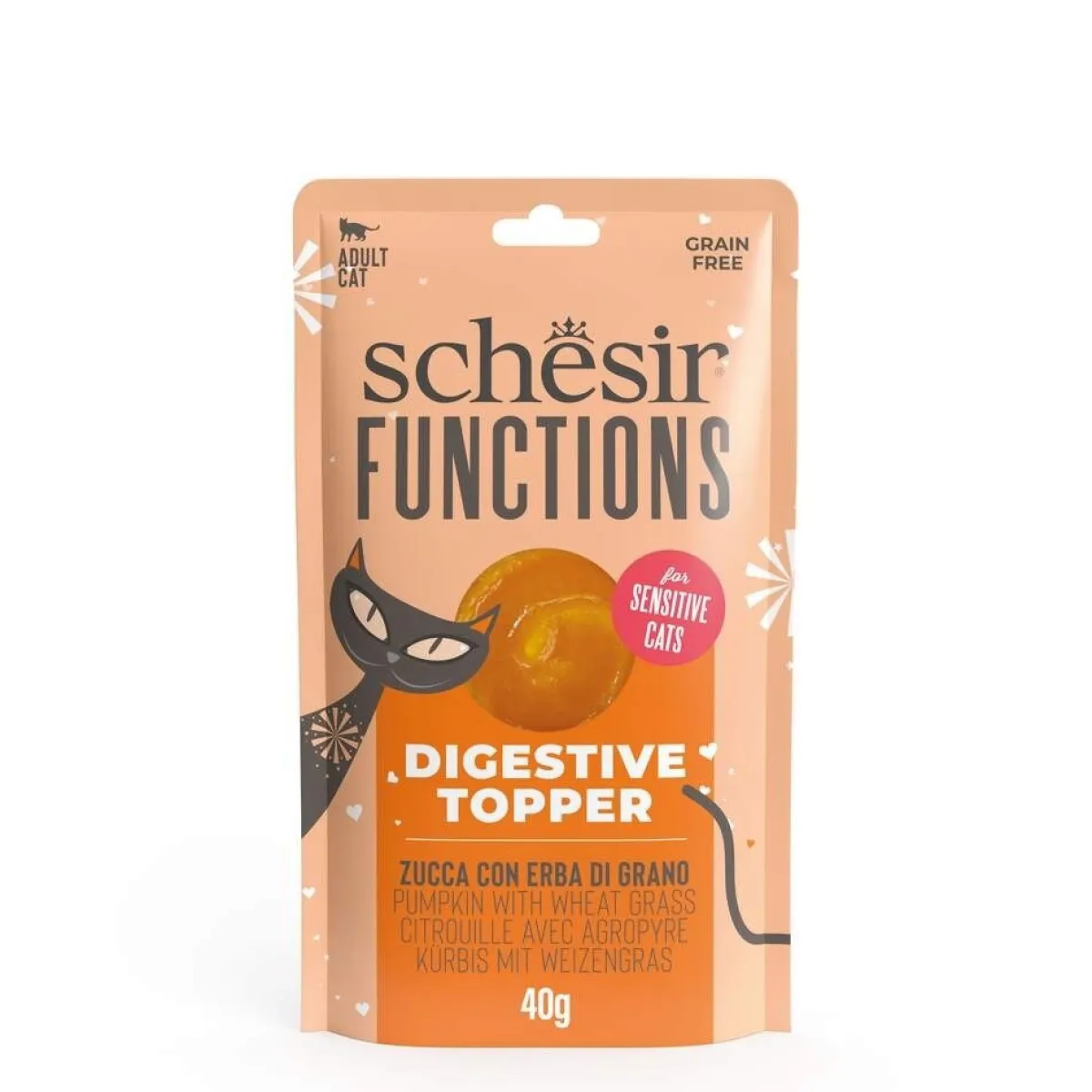Schesir Kissan Märkäruoka|Ruokalisukkeet*Special Functions Digestive topper 40 g