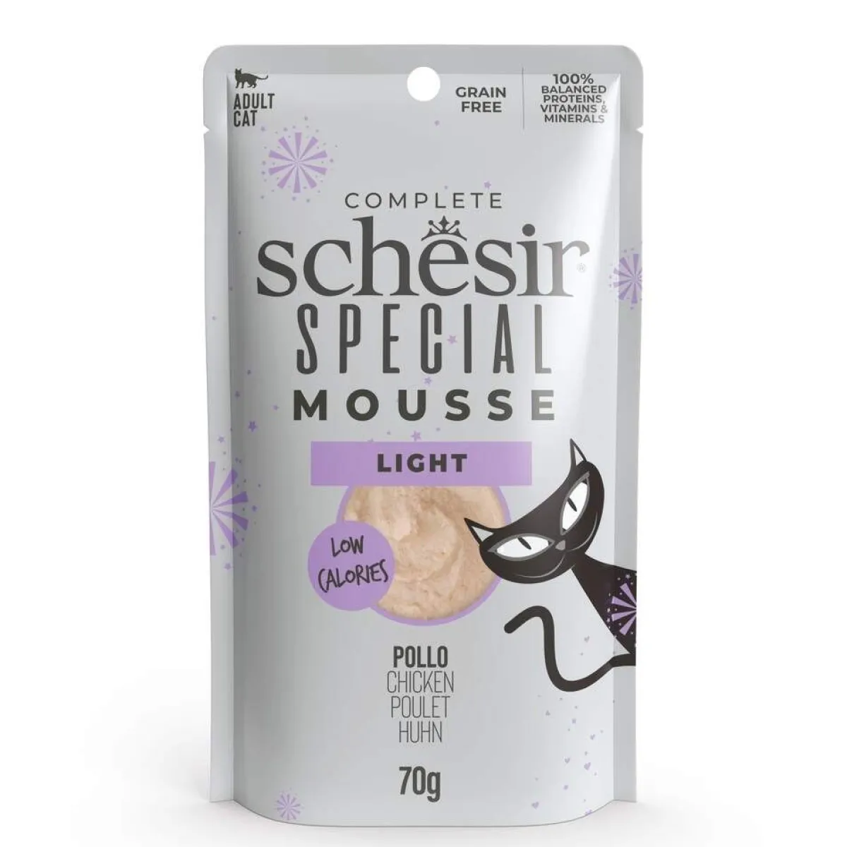 Schesir Kissan Märkäruoka|Viljaton Kissanruoka*Special Mousse Light kana