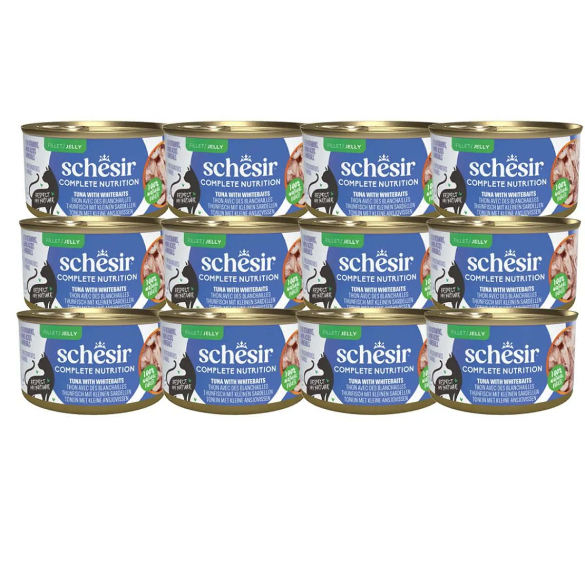 Schesir Kissan Märkäruoka*Tonnikala & Silli, 85 g