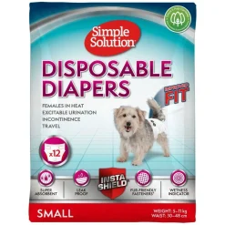 Simple Solution Koiran Narttu- Ja Urossuojat|Koiran Juoksuhousut Ja Urosvyöt*Disposable narttusuojat 12kpl