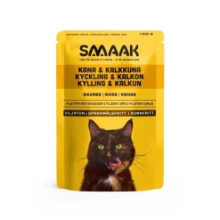 Smaak Kissan Märkäruoka|Viljaton Kissanruoka*kana & kalkkuna kissalle 100g