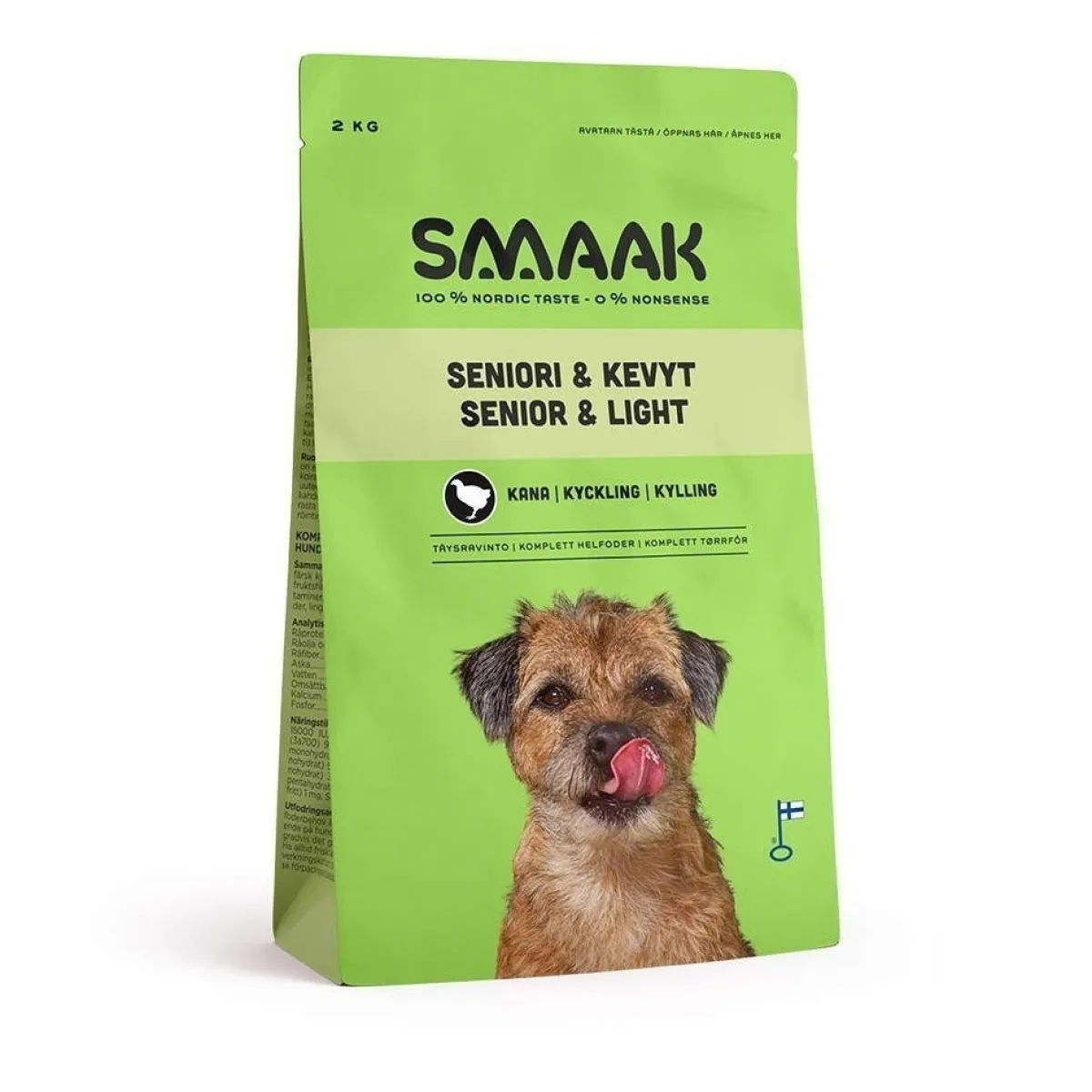 Smaak Koiran Kuivaruoka|Senioriruoka*kana seniori/kevyt