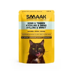 Smaak Kissan Märkäruoka|Viljaton Kissanruoka*kana & taimen kissalle 100g