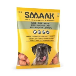 Smaak Ruokinnan Monipuolistaminen|Kotimainen Koiranruoka*raaka täysravinto kana, sika & naudanmaha 1kg