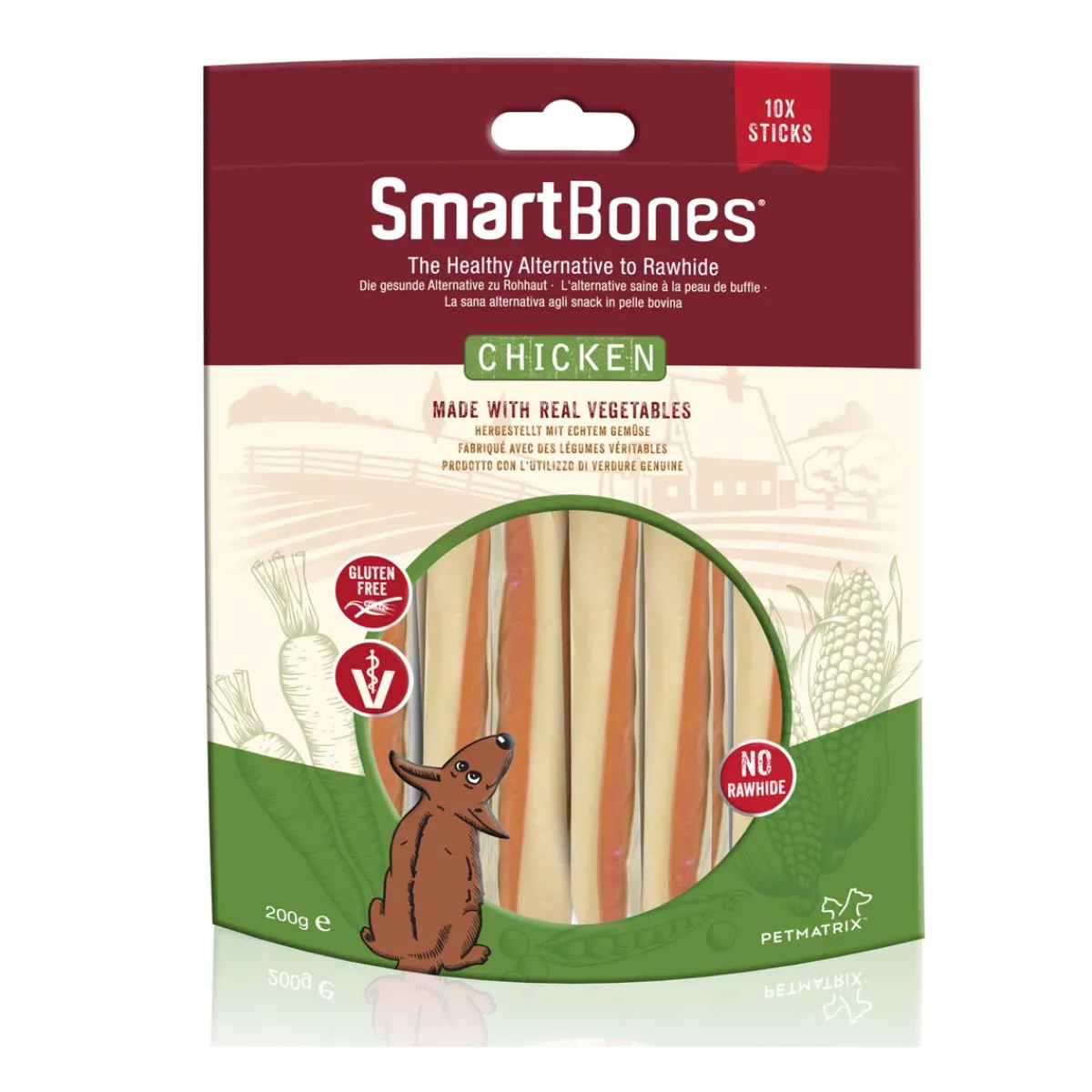 SmartBones Puruluut|Purutikut*Sticks Kana 10 kpl