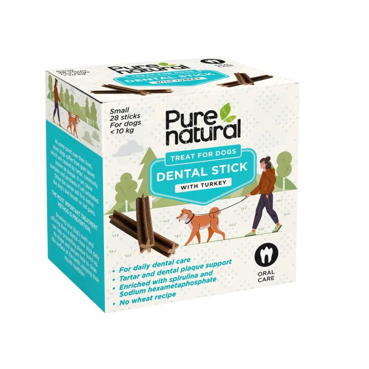Purenatural Hammasherkut*Säästöpakkaus Dental Stick purutikut 28 kpl