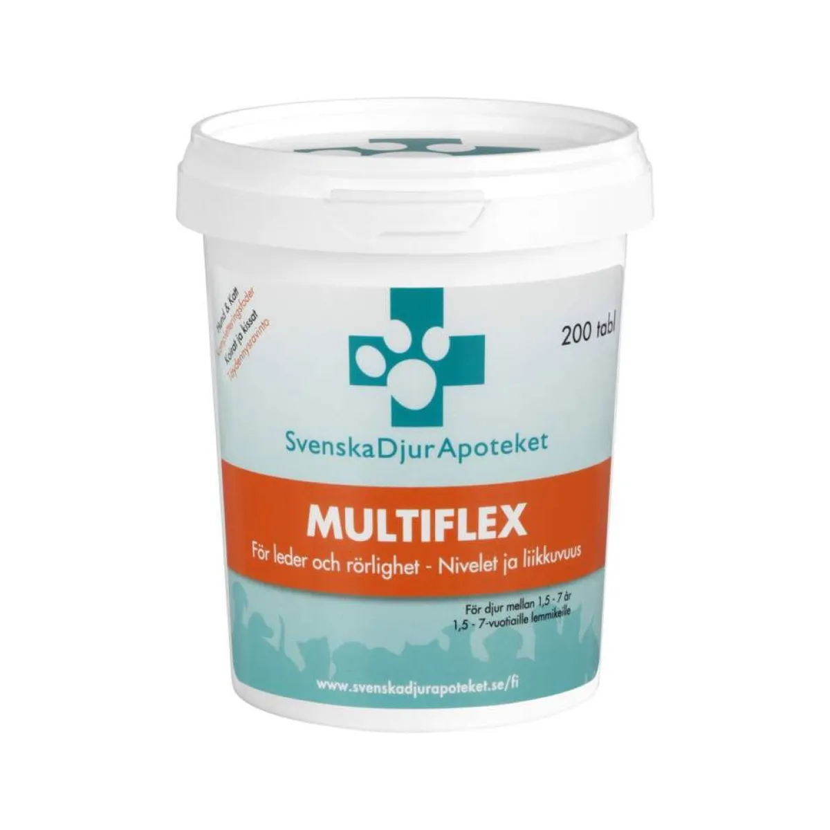 Svenska Djurapoteket Öljyt, Vitamiinit Ja Lisäravinteet|Hoito Ja Terveys*MultiFlex 200 tbl