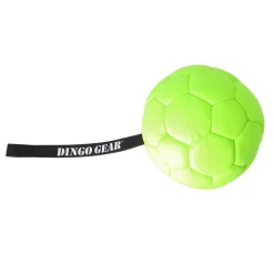 Dingo Gear Igp|Koiran Pallot Ja Heittolelut*Synteettinen nahkapallo kahvalla 18 cm
