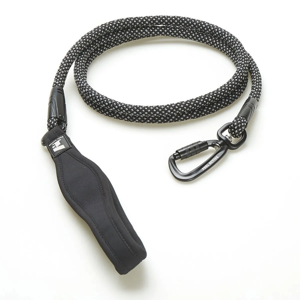 Feel Active Koiran Hihnat Ja Flexit*Talutin Rope, 11 mm Musta