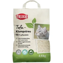 Trixie Paakkuuntuva Kissanhiekka|Hajustamaton Kissanhiekka*Tofu kissanhiekka paakkuuntuva
