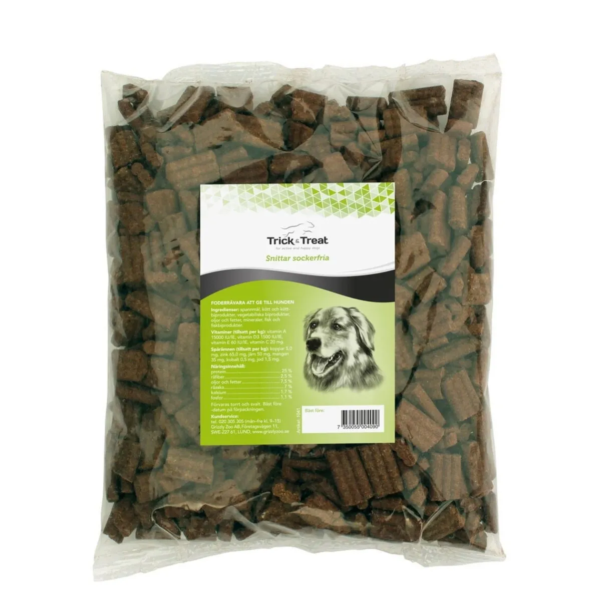 Trick & Treat Koiranpennun Herkut|Pehmeät Koiran Herkut*Snittar maksakeksi 900g
