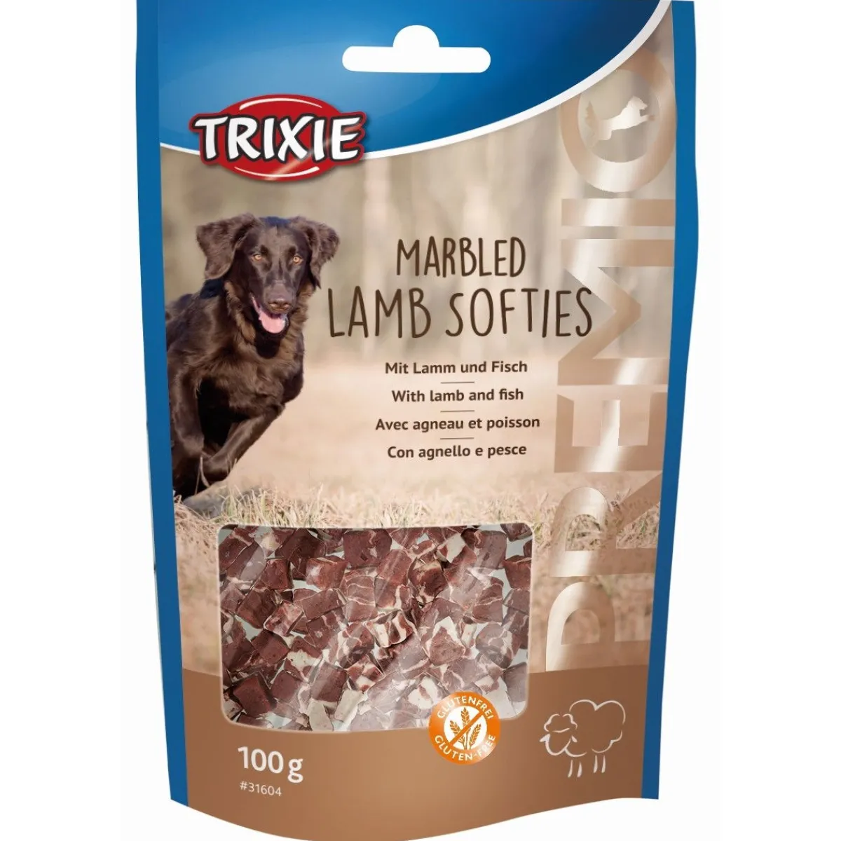 Trixie Pehmeät Koiran Herkut|Pikkuherkut Ja Treeninamit*Premio Lamb Softies, 100g