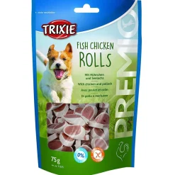 Trixie Pehmeät Koiran Herkut|Pikkuherkut Ja Treeninamit*Premio Rolls, chicken & pollock