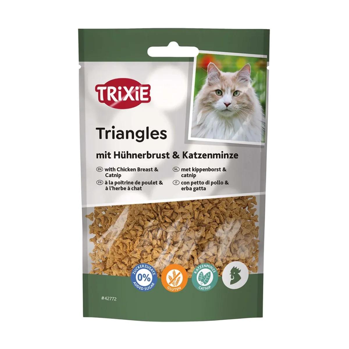 Trixie Uutuudet Kissoille*Triangles -kissanherkut 50 g