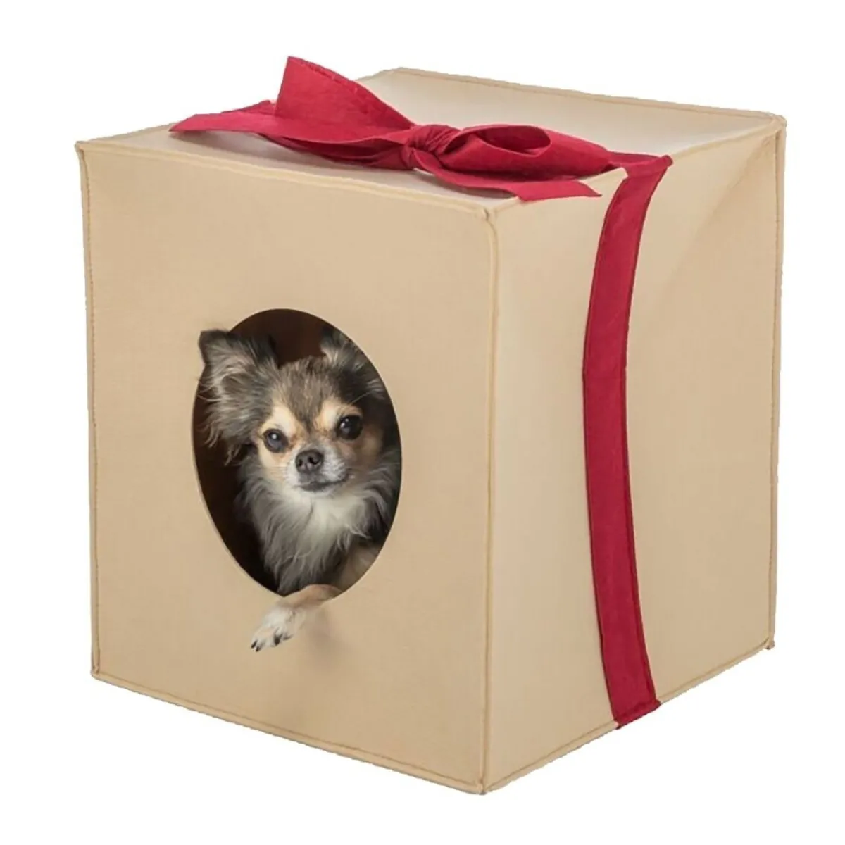 Trixie Koiran Pedit Ja Alustat|Pieneläinten Häkin Sisustus*Xmas huopamaja lahjanarulla