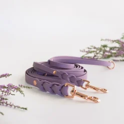 Tyylivoitto Koiran Hihnat Ja Flexit*Braid hihna, mauve/ruusukulta