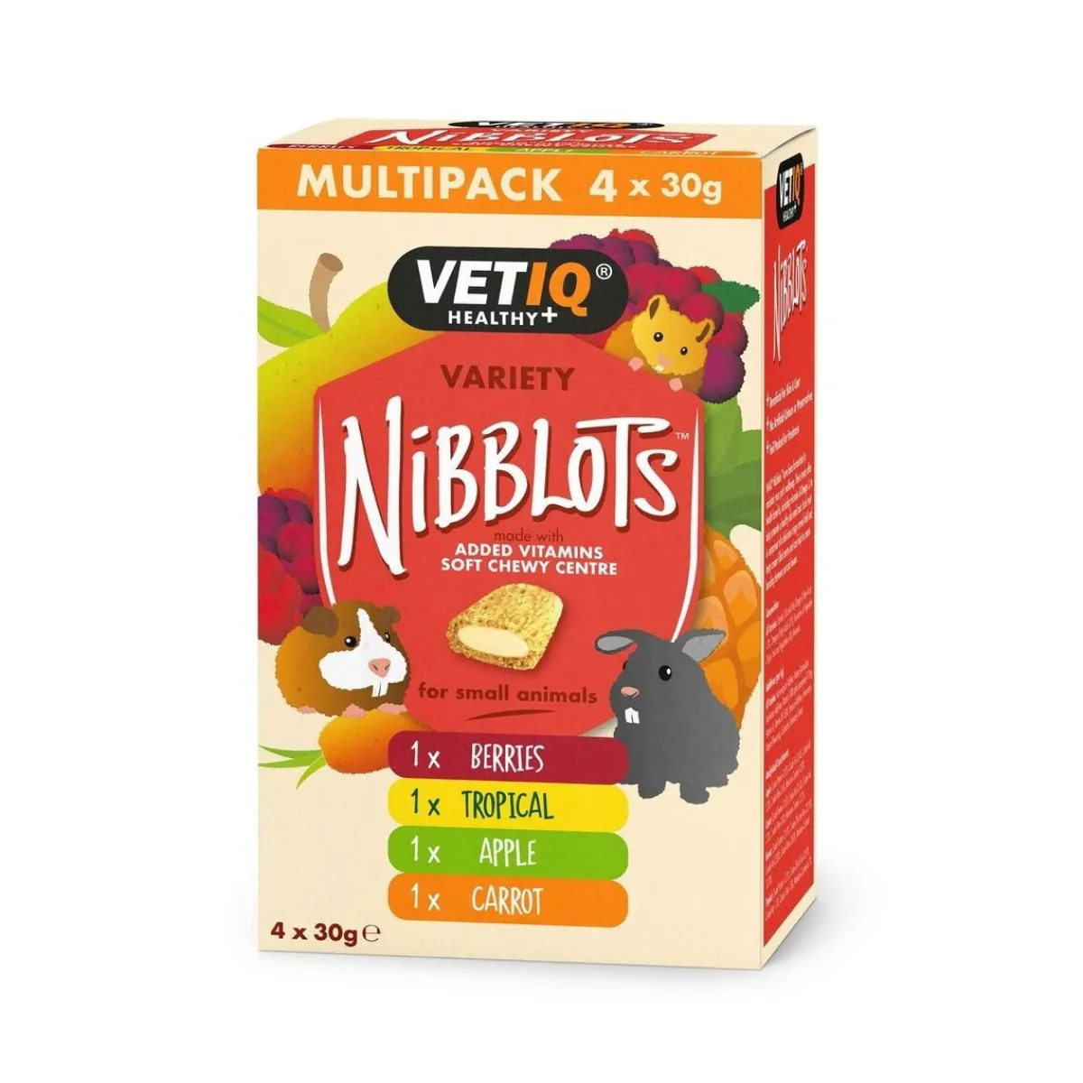 VetIQ Marsun Herkut|Kanin Herkut*Nibblots multipack 4 x 30g