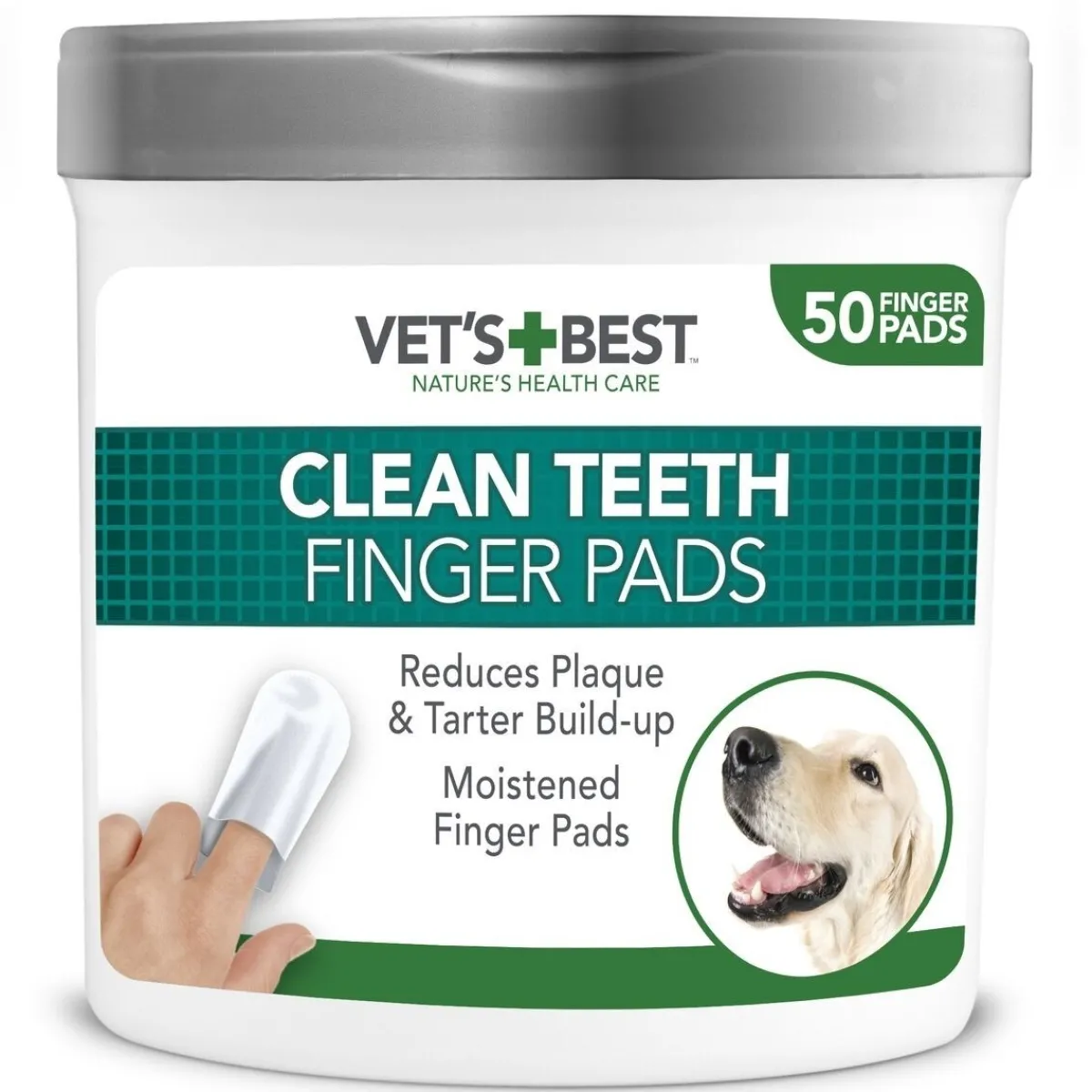 Vet's Best Hampaidenhoitotuotteet|Kissan Hampaat*Clean hampaidenpuhdistuslaput 50 kpl