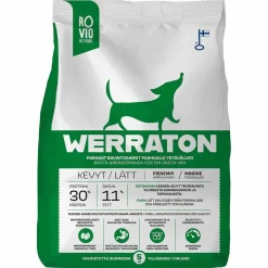 Werraton Koiran Kuivaruoka|Kotimainen Koiranruoka*Kevyt