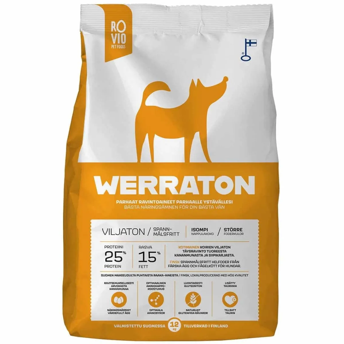 Werraton Koiran Kuivaruoka|Kotimainen Koiranruoka*Viljaton