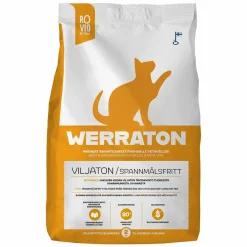 Werraton Kissan Kuivaruoka|Kotimainen Kissanruoka*Viljaton kissanruoka