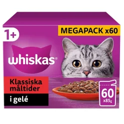 Whiskas Kissan Märkäruoka*Classic meals in jelly 60x85g