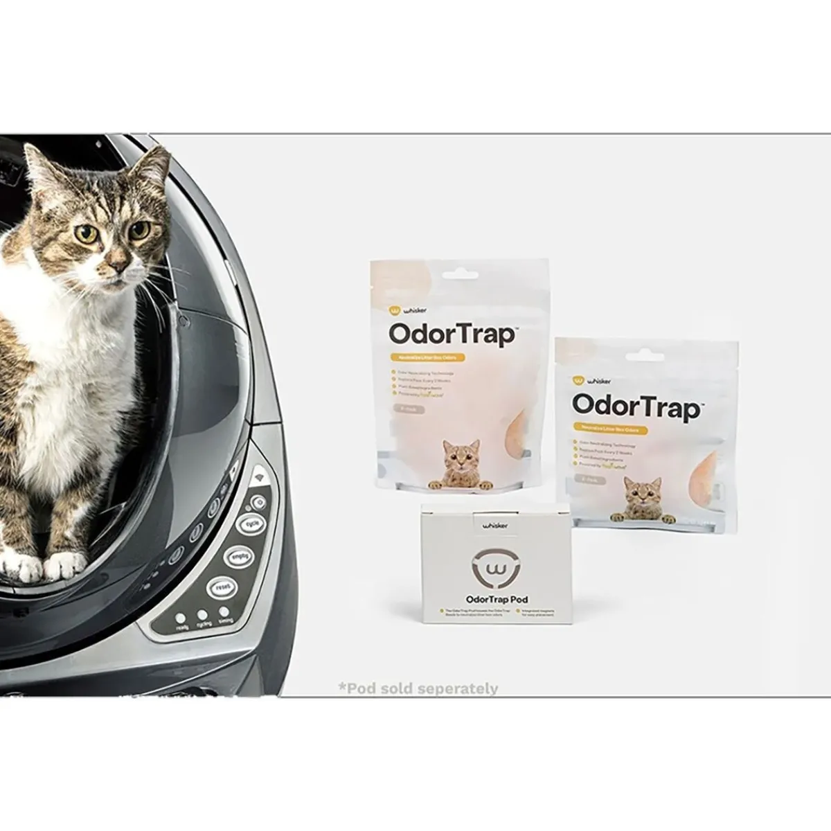 Whisker Kissanvessan Siivoaminen*OdorTrap® 6-Pack