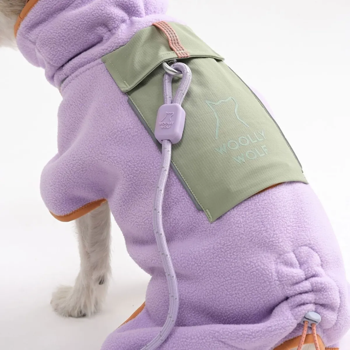 Woolly Wolf Koiran Vaatteet|Koiran Paidat Ja Neuleet*Alpha 360 Fleecepusakka, Lavender Mix