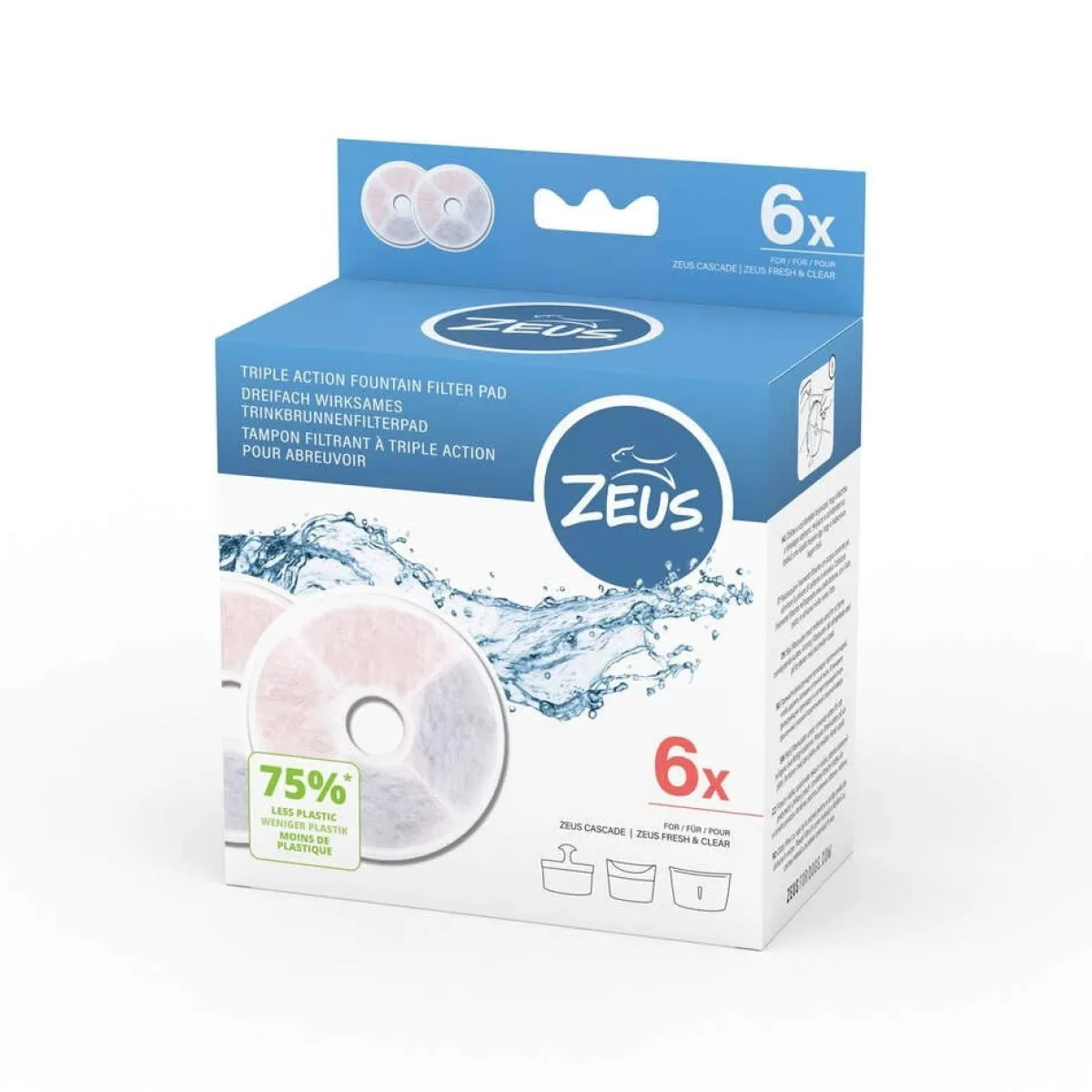 Zeus Koiranpennun Ruokailu|Kissan Juoma-Automaatit*Triple Action vaihtosuodatin juomalähteisiin